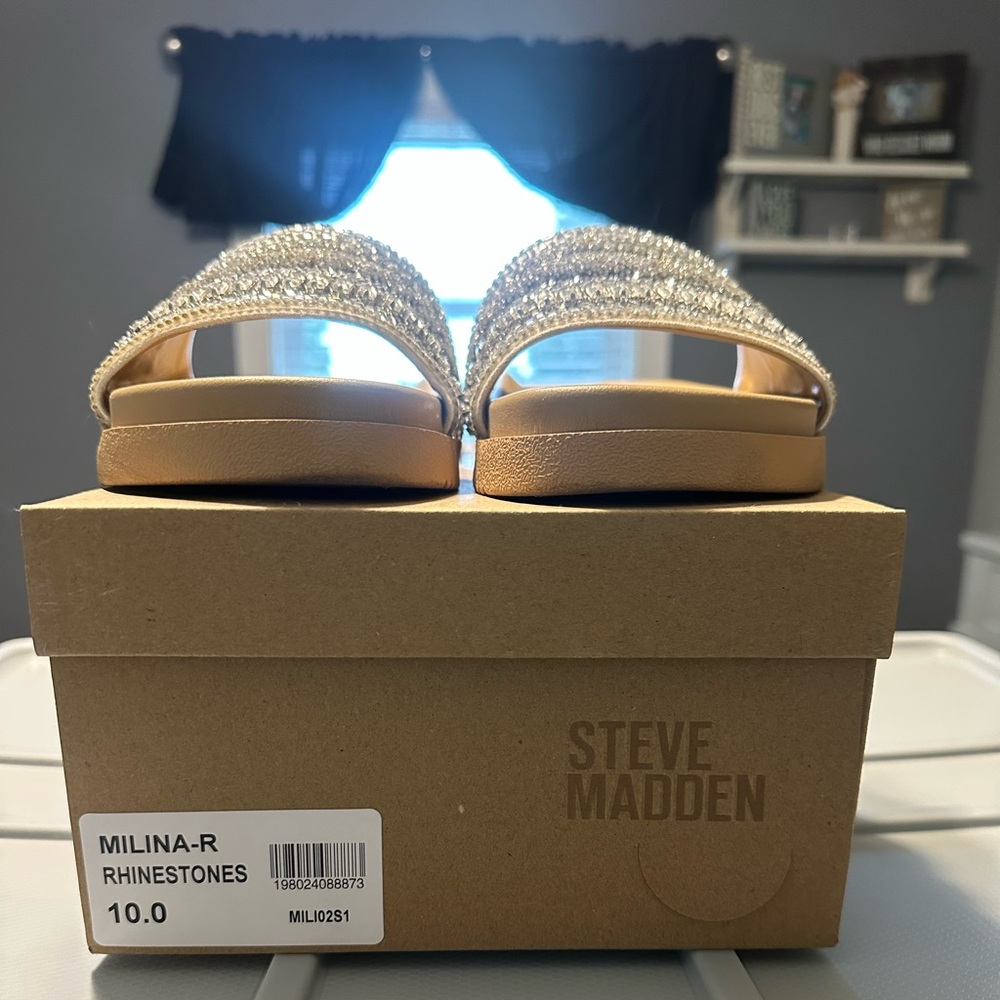 Steve Madden Milina Rhinestone Sandals